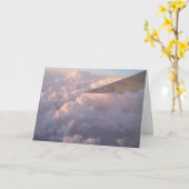 Vleugels in wolken kaart (Gele Bloem)