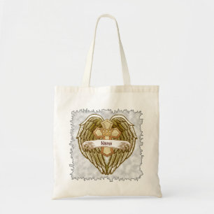Vleugels Kroon Christelijk Kruis Tote Bag
