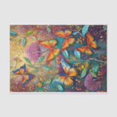 Vleugels op vuur, Late Summer Butterflies Tissuepapier (Voorkant)
