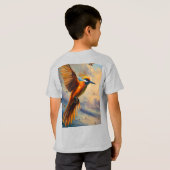 Vleugels over de wind t-shirt (Achterkant volledig)