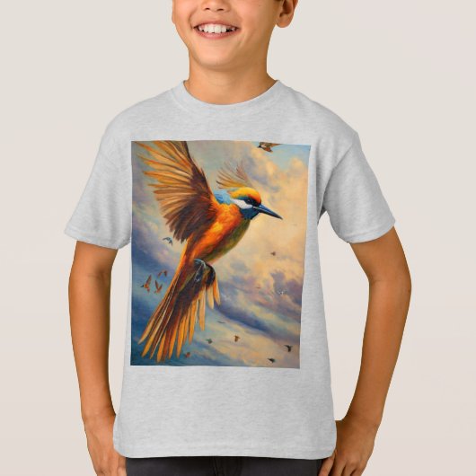 Vleugels over de wind t-shirt (Voorkant)