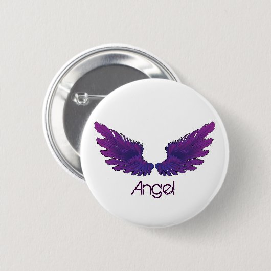 vleugels ronde button 5,7 cm (Voorkant /achterkant)