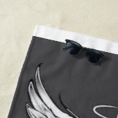 vleugels strandlaken (In situ)