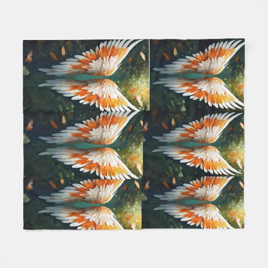 Vleugels van Ascendancy Blanket Fleece Deken (Voorkant (Horizontaal))