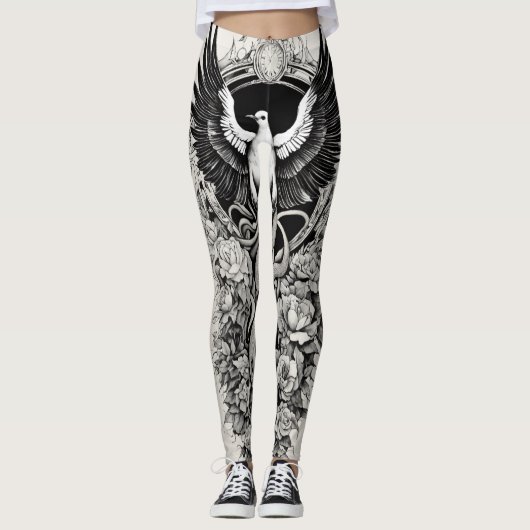 "Vleugels van de bevrijding" Leggings (Voorkant)