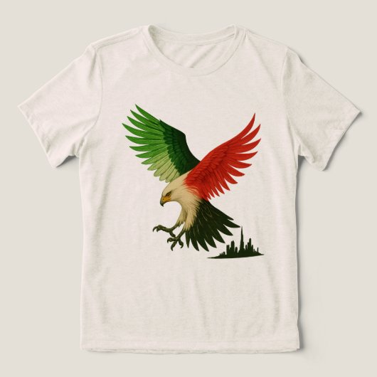 Vleugels van de Duinen Tri-Blend Shirt (Design voorkant)