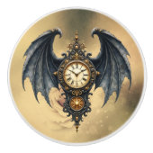 Vleugels van de Eeuwigheid – De Tijdloze Bewaker. Keramische Knop (Voorkant)
