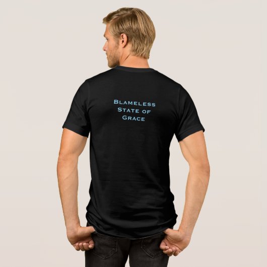 Vleugels van de eeuwigheid Tri-Blend shirt (Achterkant volledig)