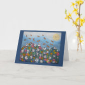 Vleugels van de kaart van de Zomer (Gele Bloem)
