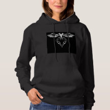 Vleugels van de liefde hoodie vrouwen
