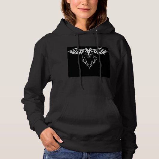 Vleugels van de liefde hoodie vrouwen (Voorkant)