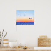 Vleugels van de ochtend poster (Keuken)