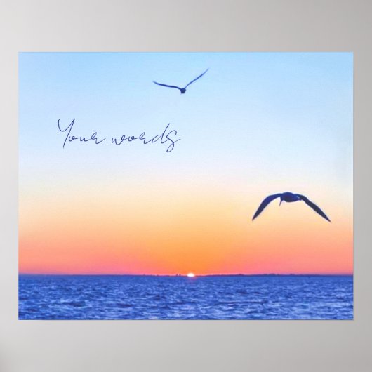 Vleugels van de ochtend poster (Voorkant)