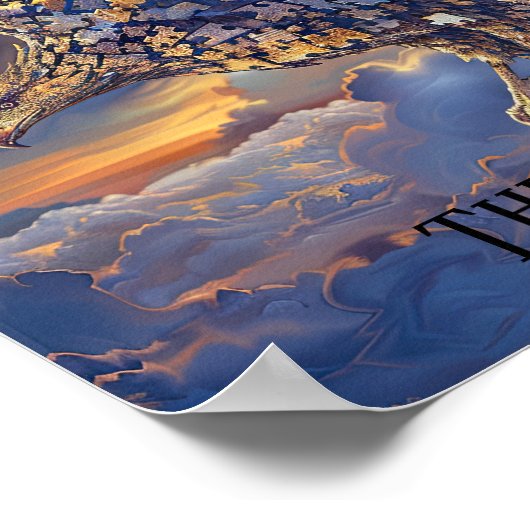 Vleugels van de Wind Eagle Puzzel Poster (Hoek)