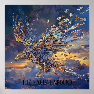 Vleugels van de Wind Eagle Puzzel Poster