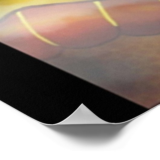 vleugels van drakenbedekking poster (Hoek)