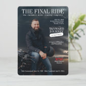 Vleugels van een Ruiter Rouwkaarten (Staand voorkant)