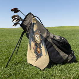 Vleugels van Eeuwigheid – De Tijdeloze Beschermer. Golfhanddoek
