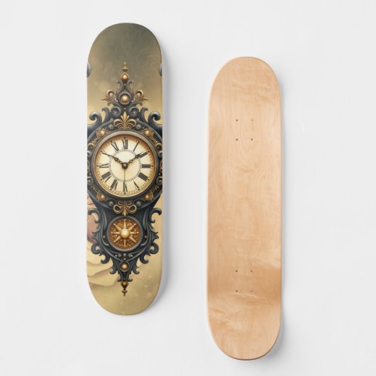 Vleugels van Eeuwigheid – De Tijdloze Bewaker. Persoonlijk Skateboard (Voorkant)