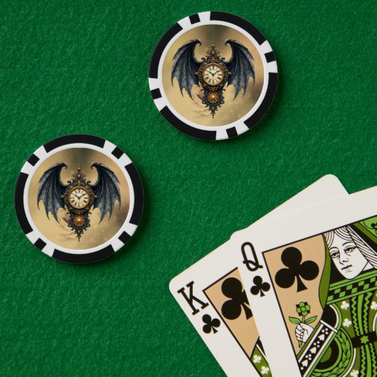 Vleugels van Eeuwigheid – De Tijdloze Bewaker. Poker Chips (Pokertafel (Dubbel))