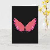 Vleugels van engel kaart (Gele Bloem)