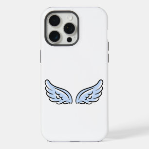 Vleugels van engelachtige baby iPhone 15 pro max case
