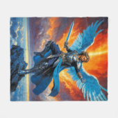 Vleugels van Glorie Fleece Deken (Voorkant (Horizontaal))