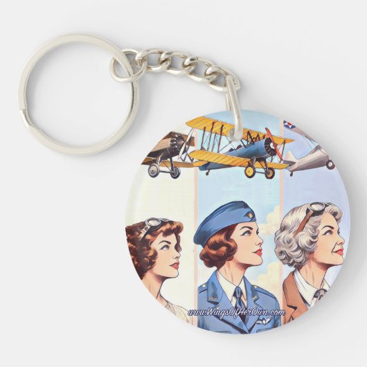 Vleugels van haar eigen sleutelhanger (Voorkant)