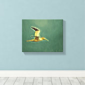 Vleugels van harmonie: vogels in de open lucht canvas afdruk (Insitu (Houten vloer))