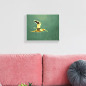 Vleugels van harmonie: vogels in de open lucht canvas afdruk (Insitu (Woonkamer))
