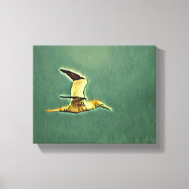 Vleugels van harmonie: vogels in de open lucht canvas afdruk