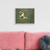 Vleugels van harmonie: vogels in de open lucht canvas afdruk (Insitu (Woonkamer))