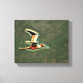 Vleugels van harmonie: vogels in de open lucht canvas afdruk