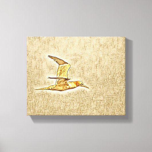 Vleugels van harmonie: vogels in de open lucht canvas afdruk (Voorkant)