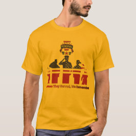 Vleugels van herinnering goud t-shirt