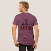 Vleugels van herinnering kastanjebruin Tri-Blend shirt (Voorkant)