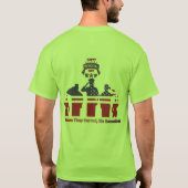 Vleugels van herinnering limoen t-shirt (Achterkant)