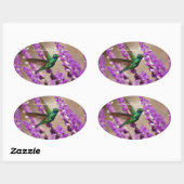 Vleugels van het Fonkelen van het Geloof de Ovale Sticker (Vel)