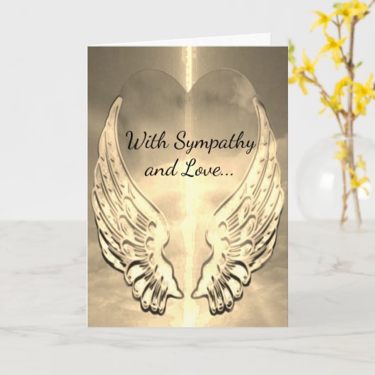 Vleugels van het Hart en van de Engel van de Kaart (Gele Bloem)