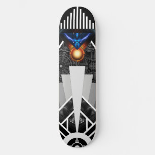 vleugels van het kaasdeklaag van het kaasdeklaag v persoonlijk skateboard