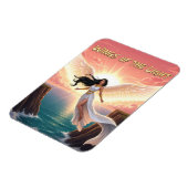 Vleugels van het Licht - Engelachtige zonsopgang Magneet (Linkerzijde)