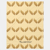 "Vleugels van het Licht" Fleece Deken (Voorkant)