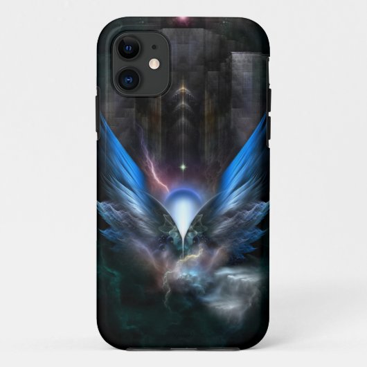 vleugels van lichte iPhone SE/5/5s Hoesje (Achterkant)