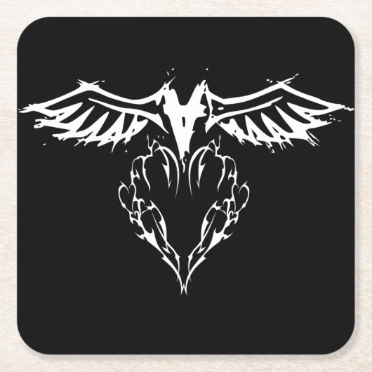 Vleugels van liefde kartonnen onderzetters (Voorkant)