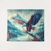 Vleugels van onafhankelijkheid wandkleed (Voorkant (horizontaal))