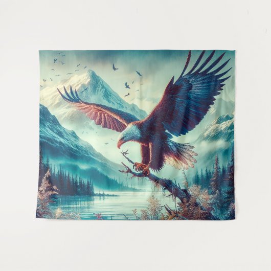 Vleugels van onafhankelijkheid wandkleed (Voorkant (horizontaal))