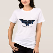 Vleugels van Verandering Vlinderesthetiek Tri-Blend Shirt (Voorkant)