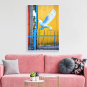 Vleugels van Vrede Canvas Afdruk (Insitu (Woonkamer))