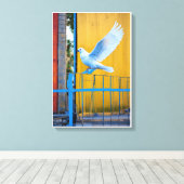 Vleugels van Vrede Canvas Afdruk (Insitu (Houten vloer))