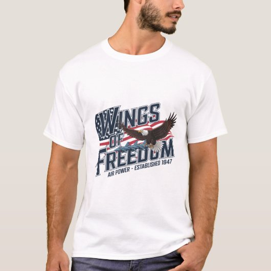 Vleugels van vrijheid t-shirt (Voorkant)